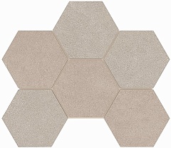 Luna LN01/TE01 Мозаика Hexagon Непол. Beige 25 28,5