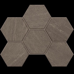 Gabbro GB03 Мозаика Hexagon Непол. Anthracite 25 28.5