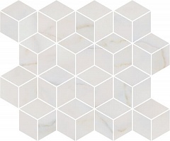 T017/14003 Декор Греппи белый мозаичный 37.5 45