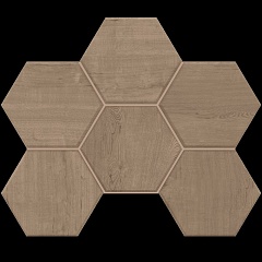 Classic Wood CW03 Мозаика Hexagon Rusty Beige Непол. 25 28,5