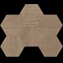 Classic Wood CW03 Мозаика Hexagon Rusty Beige Непол. 25 28,5