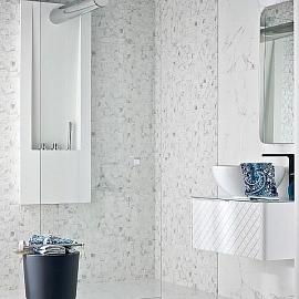 Marmol Carrara Mosaico Blanco