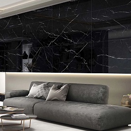 Marmo Nero Marquina Black Panther