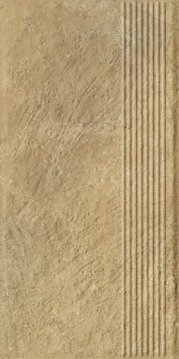 Польская плитка Paradyz Eremite Eremite Sand Stopnica Prosta Struktura Mat (1,44) 30 60