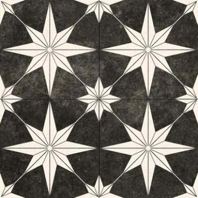 Испанская плитка Navarti 45x45 Star Antic Black Pre. 45 45