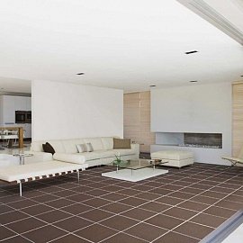 Pavimento Castanho R/ Floor Tile Rubi Brown 10109