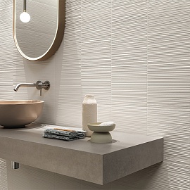 3D Wall Plaster Barcode White