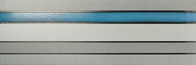 Испанская плитка Azulejos Alcor Rotterdam Dec Lineal Rotterdam Grey 28.5 85.5
